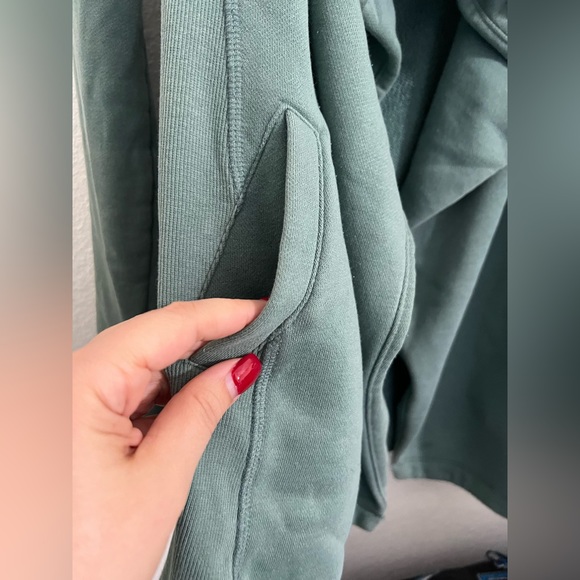 Anthropologie Saturday Sunday Green Shawled Draped Waterfall Cardigan Size XS - Picture 5 of 10